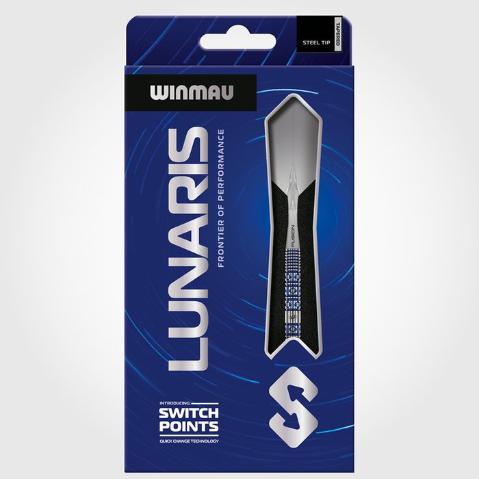WINMAU - LUNARIS - TAPERED - WINMAU SWITCH POINT DARTS - 90% - 22g/24g