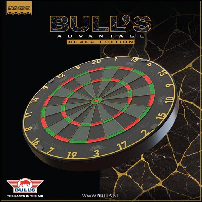 BULL'S NL - ADVANTAGE BLACK - PROFESSIONAL DARTBOARD