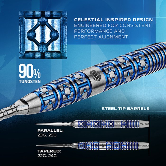WINMAU - LUNARIS - PARALLEL - WINMAU SWITCH POINT DARTS - 90% - 23g/25g