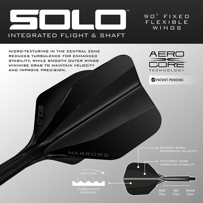 HARROWS - SOLO - BLACK - INTEGRATED FLIGHTS - No.6 (Small)