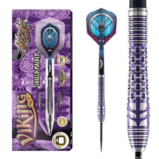 SHOT - VIKING - SHIELD MAIDEN - STEEL TIP DARTS - 90% - 23g/24g/27g