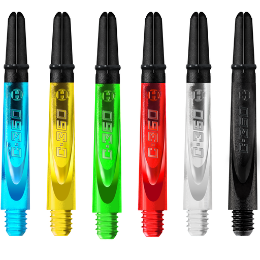 HARROWS - CARBON 360 - SPINNING DARTS STEMS/SHAFTS - VARIOUS COLOURS