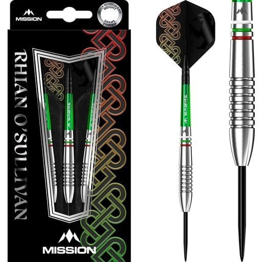MISSION - RHIAN O'SULLIVAN - STEEL TIP DARTS - 90% - 23g/25g