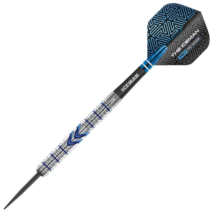 RED DRAGON - GERWYN PRICE  - MIDNIGHT - STEEL TIP DARTS - 90% - 23g/25g