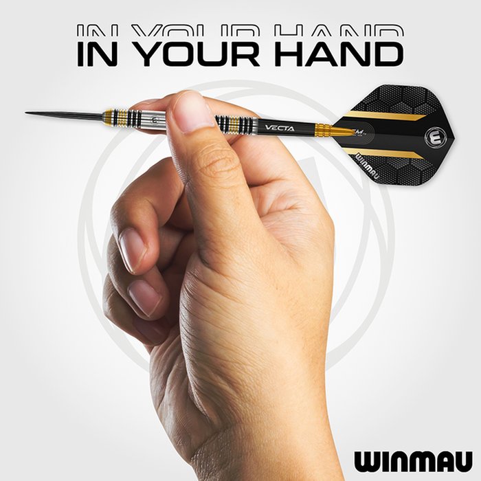 WINMAU - NICOLAI BADO - TEAM 360 - STEEL TIP DARTS - 90% - 23g