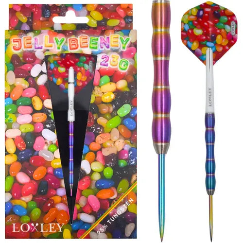 LOXLEY - JELLY BEENEY - STEEL TIP DARTS - 95% - 23g