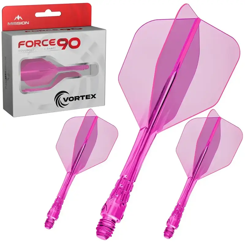 MISSION - FORCE 90 VORTEX - NEON PINK - INTEGRATED FLIGHTS - SMALL No.6 - NEON PINK