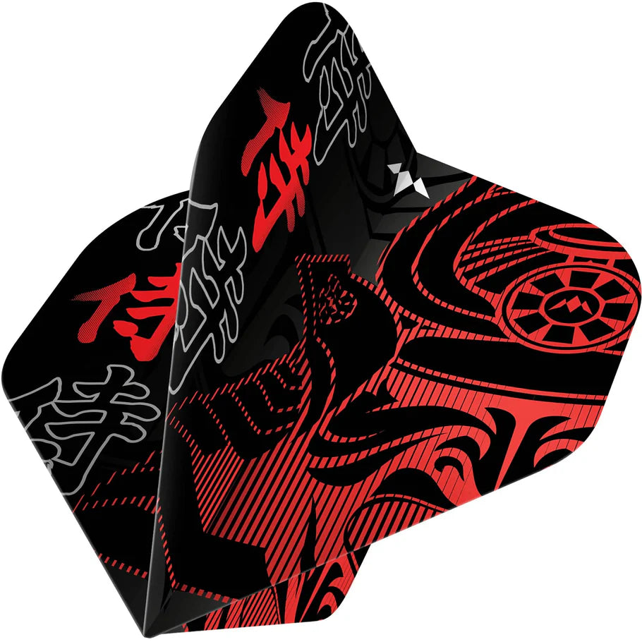 MISSION - SAMURAI II RED - SOLO DART FLIGHTS - 100 MICRON - STD No2
