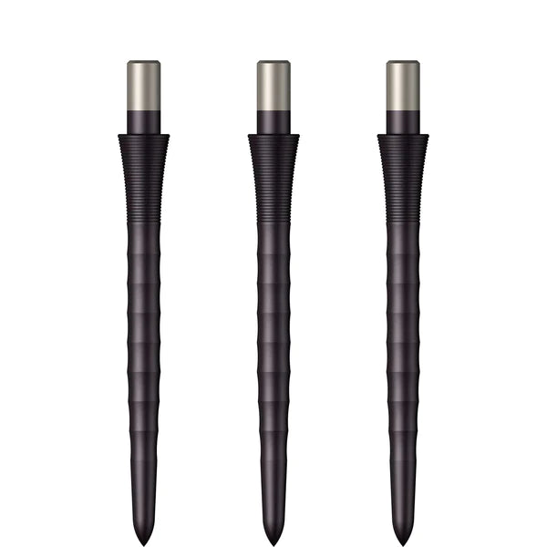 Ss Point Tip File MISSION - RIPPLE 'SNIPER' - BLACK - Steel Tip Points – www.flightclub.ie