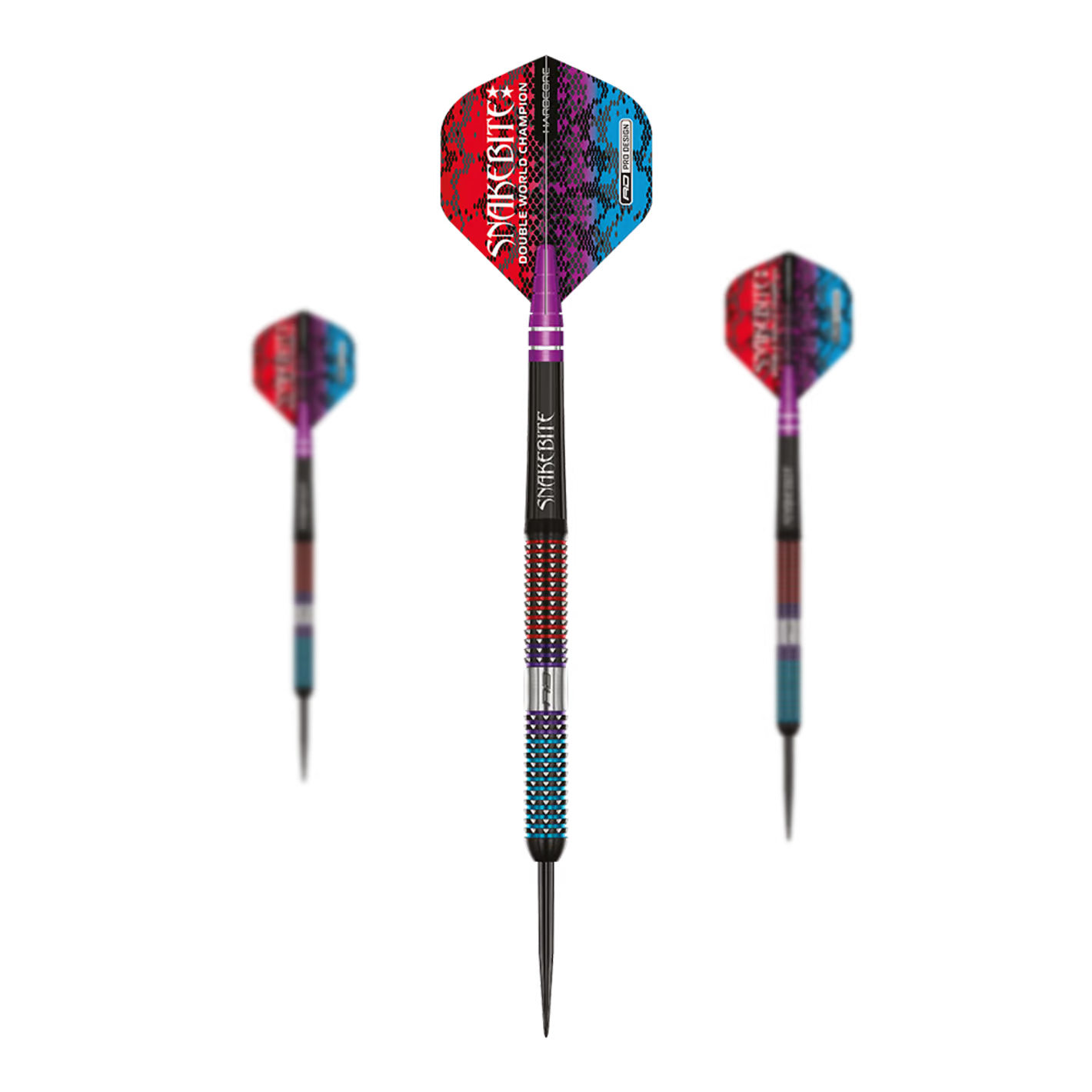 RED DRAGON - PETER WRIGHT - SPIRIT - SNAKEBITE - STEEL TIP DARTS - 90% - 21g/23g/25g