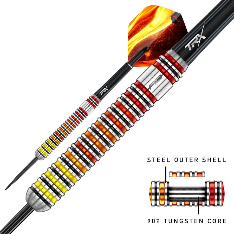 RED DRAGON - FURNACE - TCT - STEEL TIP DARTS - 90% TUNGSTEN CORE TECHNOLOGY - 22g/24g