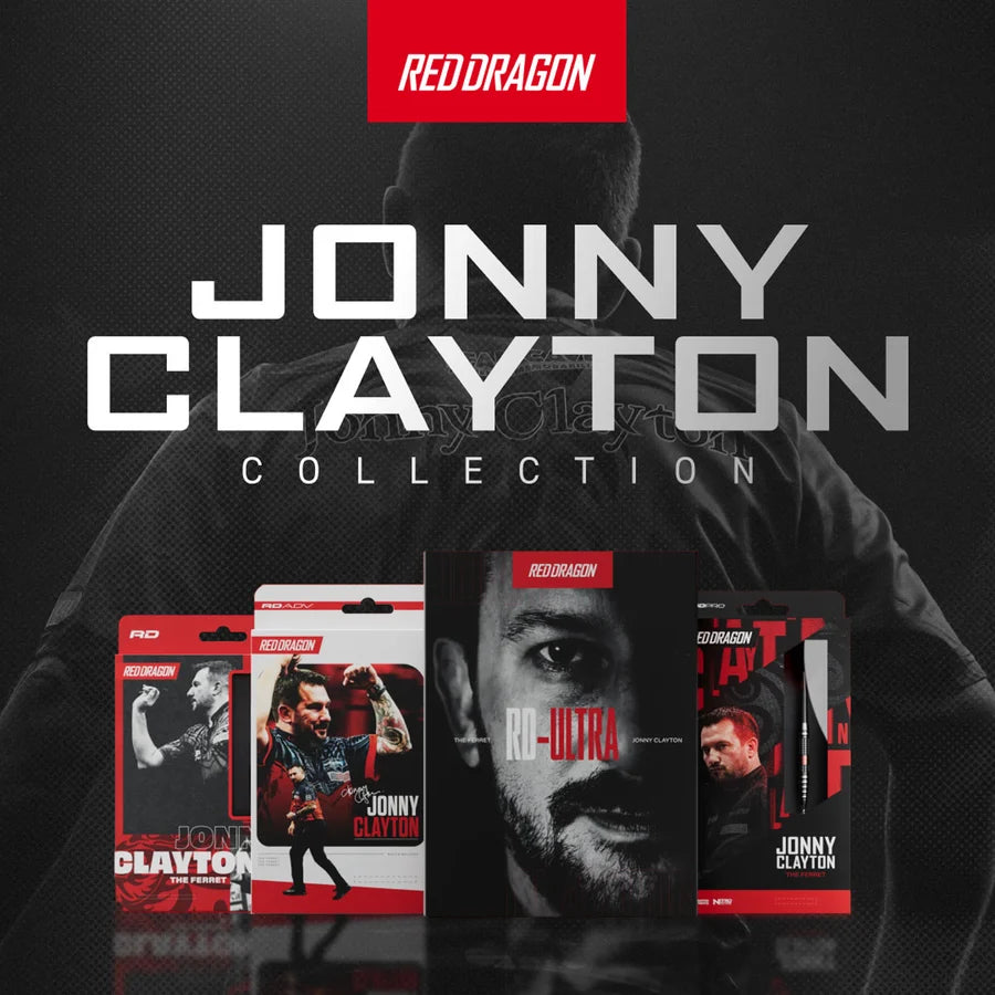 RED DRAGON - JOHNNY CLAYTON - RD ADV - SWITCH POINT DARTS - 90% - 21g/22g/23g
