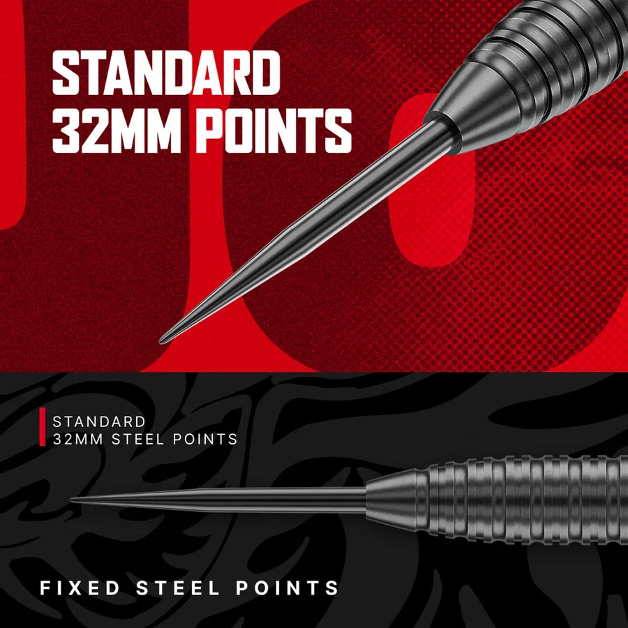RED DRAGON - JOHNNY CLAYTON - CORE - BRASS DARTS - STANDARD POINTS - 21g
