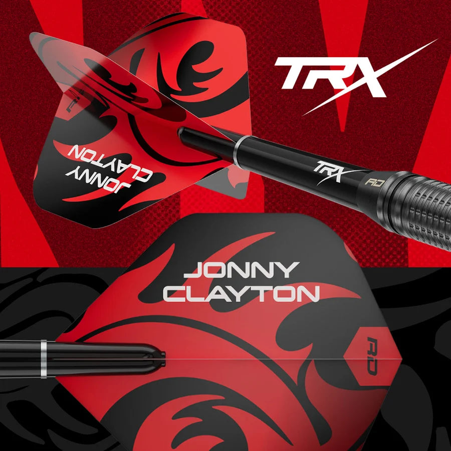 RED DRAGON - JOHNNY CLAYTON - CORE - BRASS DARTS - STANDARD POINTS - 21g