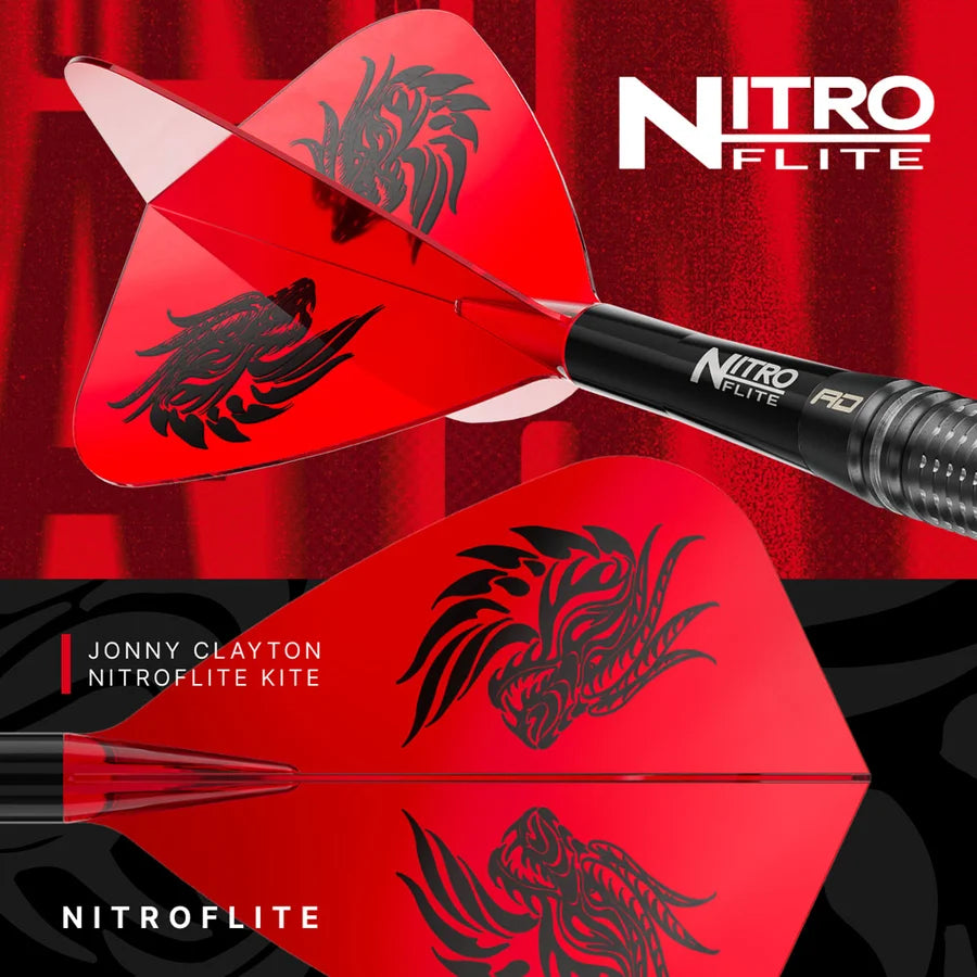 RED DRAGON - JOHNNY CLAYTON - RD PRO - SWITCH POINT DARTS - 90% - 22g/23g/24g