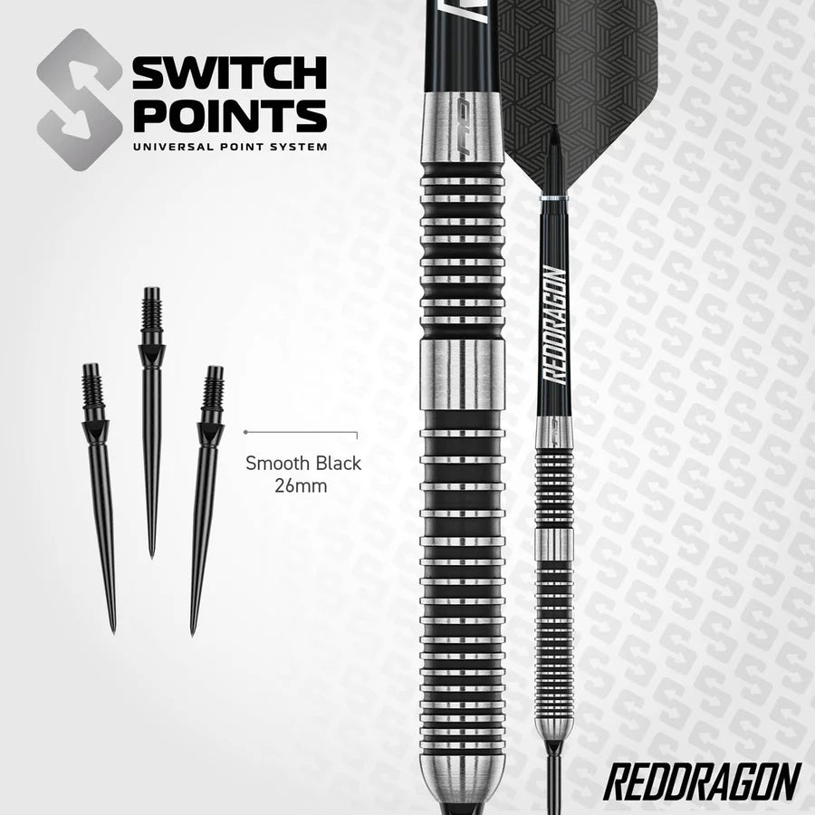 RED DRAGON - PEGASUS - SWITCH POINT DARTS - 90% - 22g/23g/24g/25g
