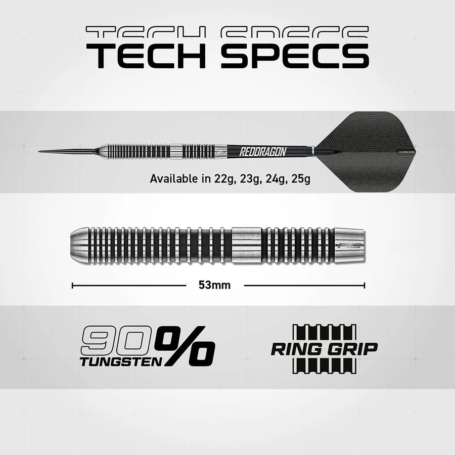 RED DRAGON - PEGASUS - SWITCH POINT DARTS - 90% - 22g/23g/24g/25g