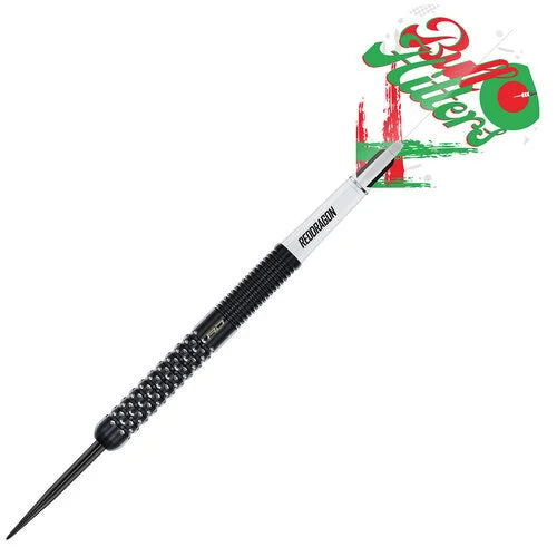 RED DRAGON - BULLHITTERS - v1 - STEEL TIP DARTS - 90% - 23g