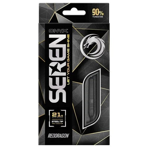 RED DRAGON - SEREN - 2 - ONYX - STEEL TIP DARTS - 90% - 21g/23g
