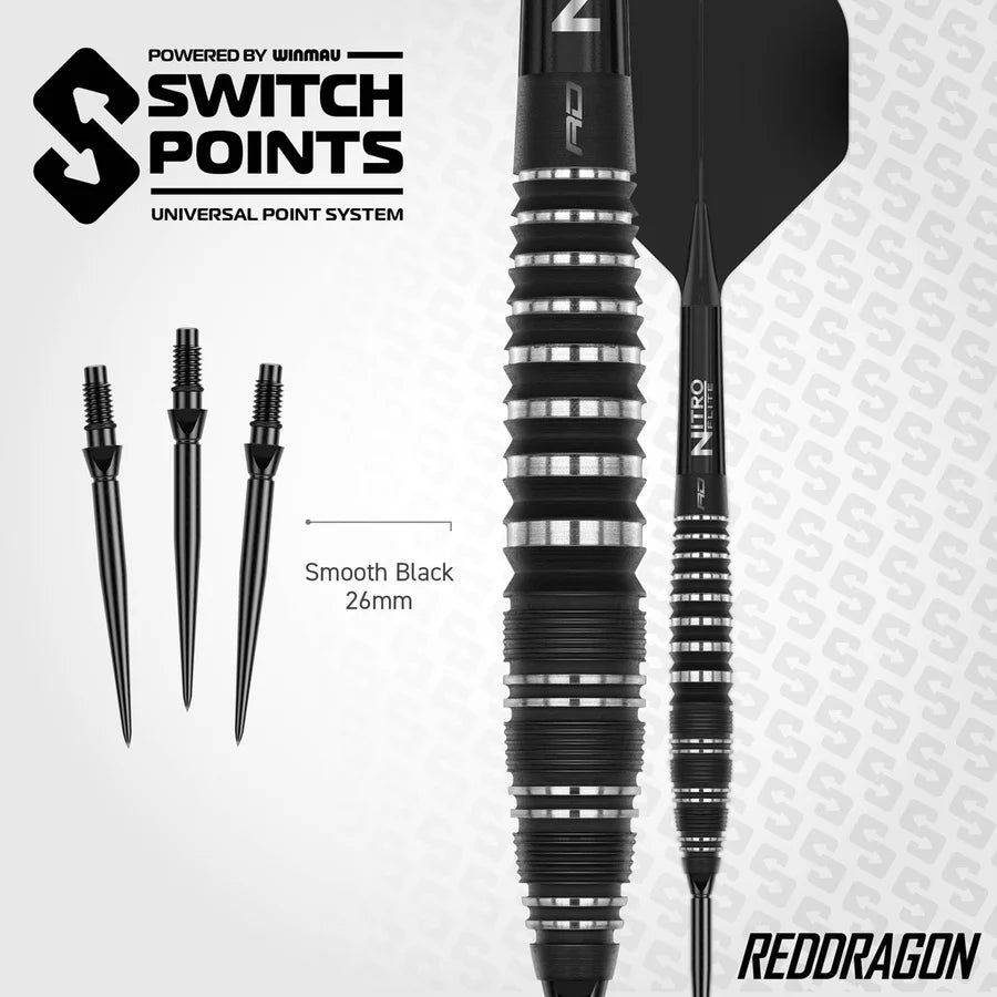 RED DRAGON - DRAGON SABLE - BOMB - SWITCH POINT DARTS - 90% - 22g/24g/26g