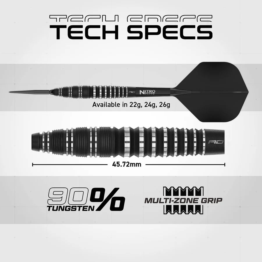 RED DRAGON - DRAGON SABLE - BOMB - SWITCH POINT DARTS - 90% - 22g/24g/26g