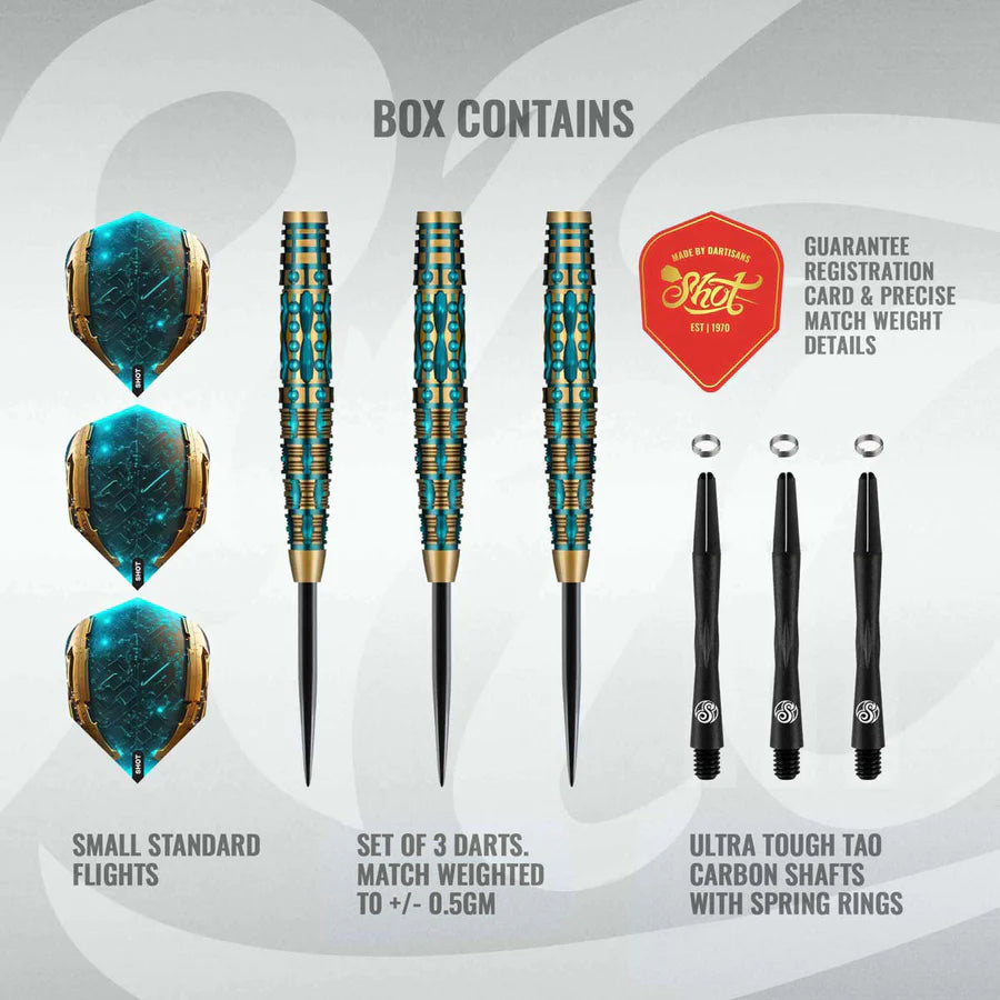 SHOT - AI - REPLICANT - STEEL TIP DARTS - 90% - 23g/24g/25g
