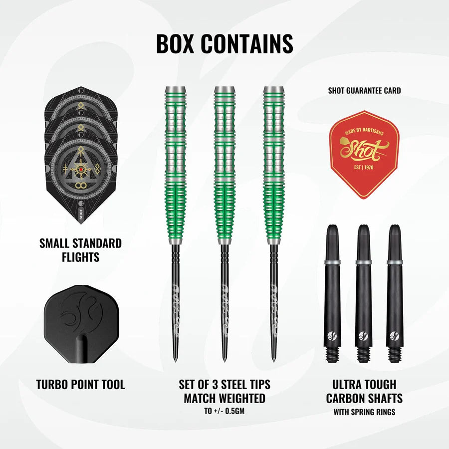 SHOT - ALCHEMY - MYTHRIL  - TURBO POINT DARTS - 90% - 23g/24g/25g