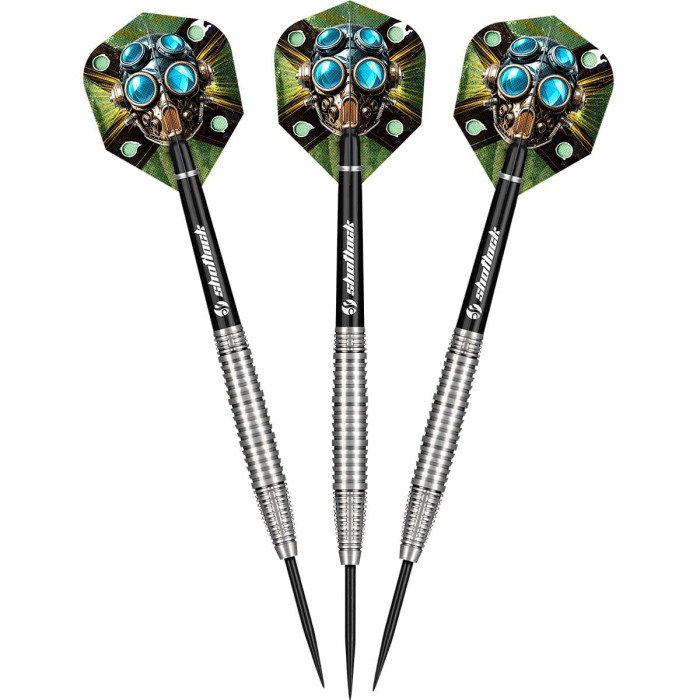 SHOT - BADLANDS - KRUSH - 90% - STEEL TIP DARTS - 22g/23g/24g/26g/28g