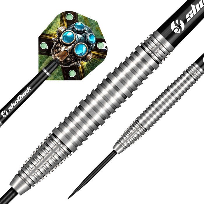 SHOT - BADLANDS - KRUSH - 90% - STEEL TIP DARTS - 22g/23g/24g/26g/28g