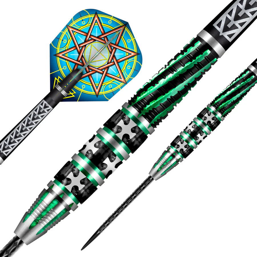 SHOT - CELT - DRUID - STEEL TIP DARTS - 90% - 23g/24g/25g