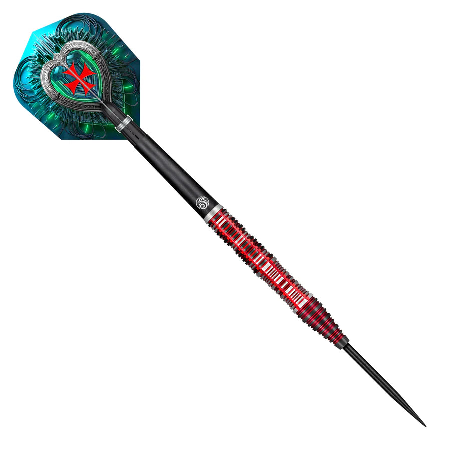 SHOT - FUTURE KNIGHTS - DREADHEART - STEEL TIP DARTS - 90% - 23g/24g/25g