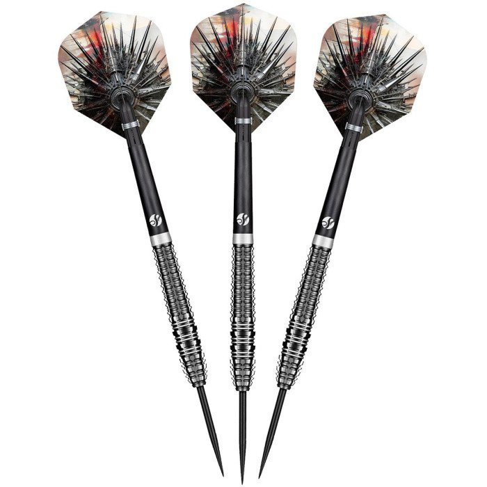 SHOT - GNARLY SMASHA - 90% - STEEL TIP DARTS - 23g/24g/25g