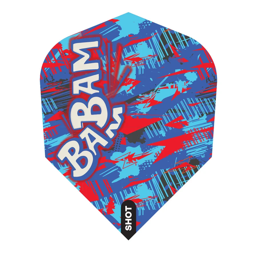 SHOT - BRADLEY BROOKS - G2 - DART FLIGHTS - SMALL (No.6) - 100 MICRON