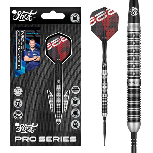 SHOT - PRO SERIES - NIELS ZONNEVELD - 2.0 - TURBO POINT DARTS - 90% - 23g/24g