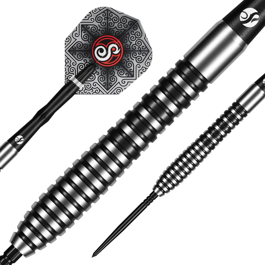SHOT - PRO SERIES - RAYMOND SMITH  - GURU - TURBO POINT DARTS - 90% - 22g