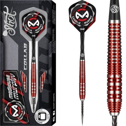 SHOT - CHARLIE MURPHY - COLLAB PRO SERIES - 90% - STEEL TIP DARTS - 23g