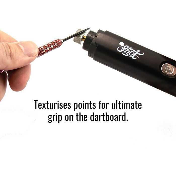 SHOT - TURBO - USB CHARGED - DARTS SHARPENER
