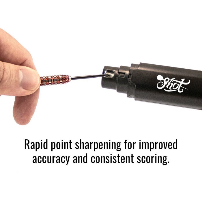 SHOT - TURBO - USB CHARGED - DARTS SHARPENER