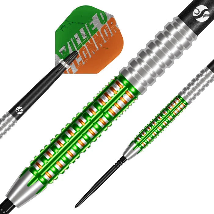 SHOT - PRO SERIES - WILLIE O'CONNOR - MATCH DART - TURBO POINT DARTS - 90% - 23g/24g