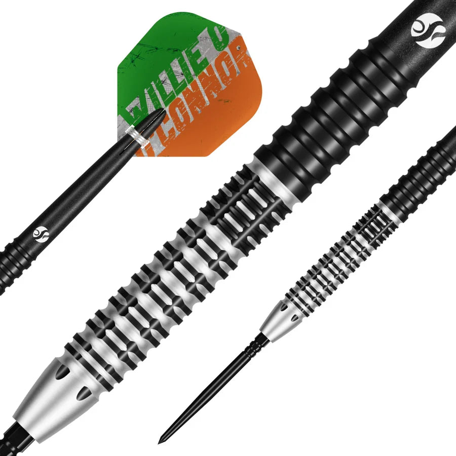 SHOT - PRO SERIES - WILLIE O'CONNOR - THE MAGPIE EDITION - TURBO POINT DARTS - 90% - 23g/24g