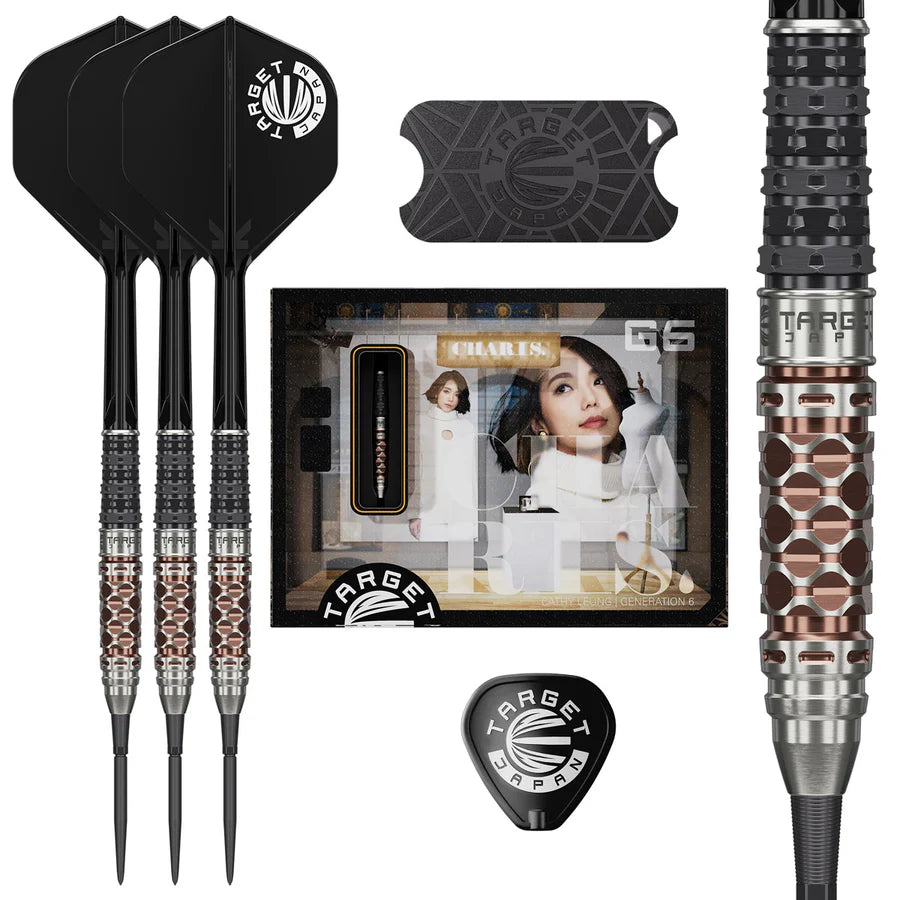 TARGET JAPAN - CATHY LEUNG - CHARIS - G6 - SWISS POINT DARTS - 90% - 23g/24g