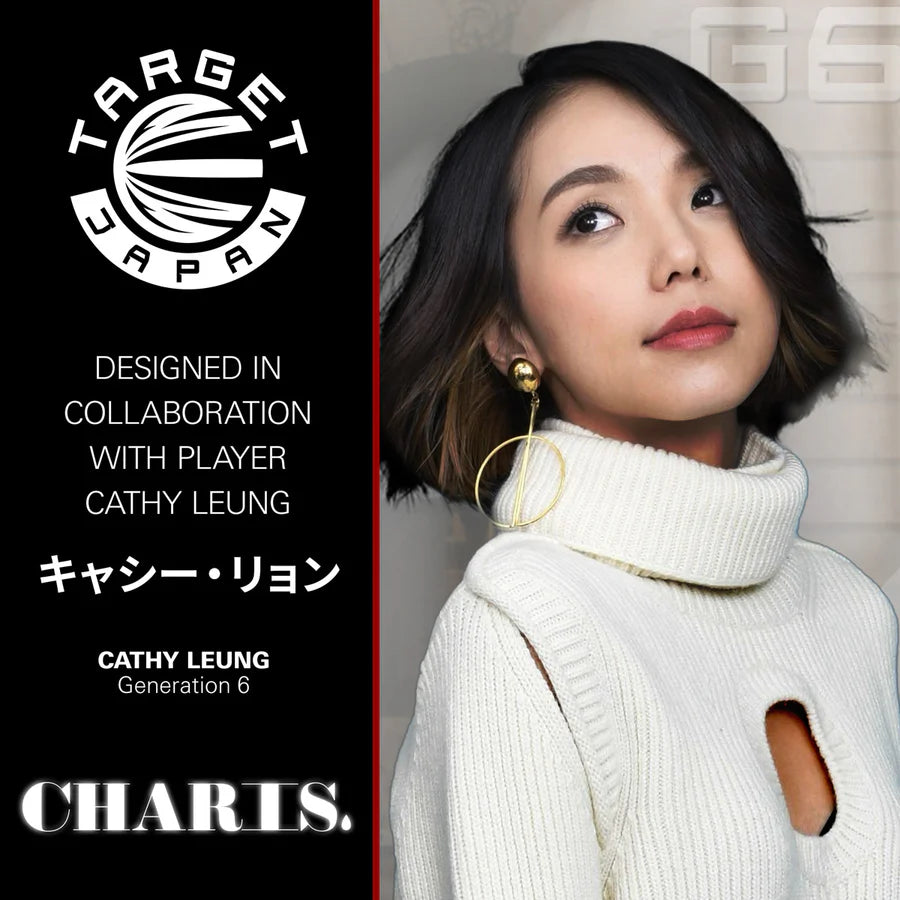 TARGET JAPAN - CATHY LEUNG - CHARIS - G6 - SWISS POINT DARTS - 90% - 23g/24g