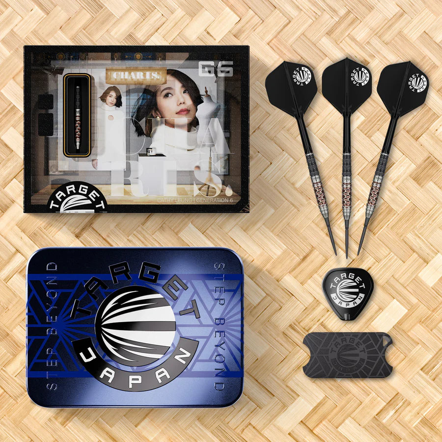 TARGET JAPAN - CATHY LEUNG - CHARIS - G6 - SWISS POINT DARTS - 90% - 23g/24g