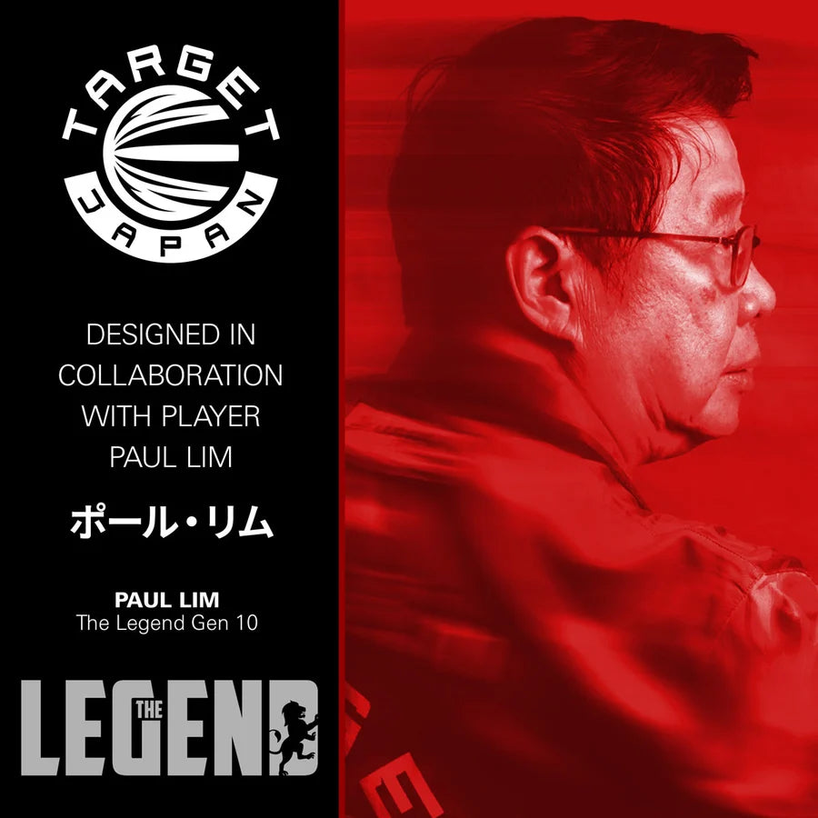 TARGET JAPAN - PAUL LIM - G10 - THE LEGEND - SWISS POINT DARTS - 90% - 23g/25g