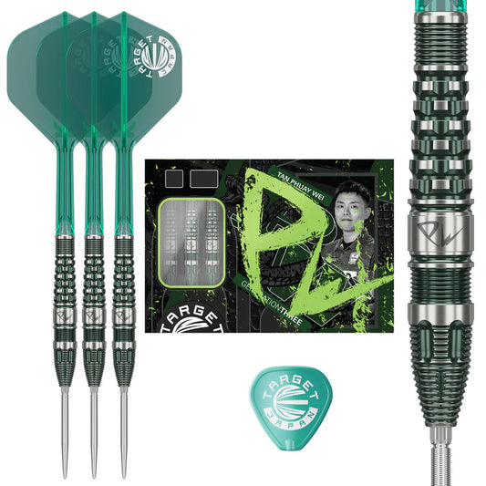 TARGET JAPAN - TAN PHUAY WEI - PRIME SERIES - PW - G3 - SWISS POINT DARTS - 90% - 23g/25g