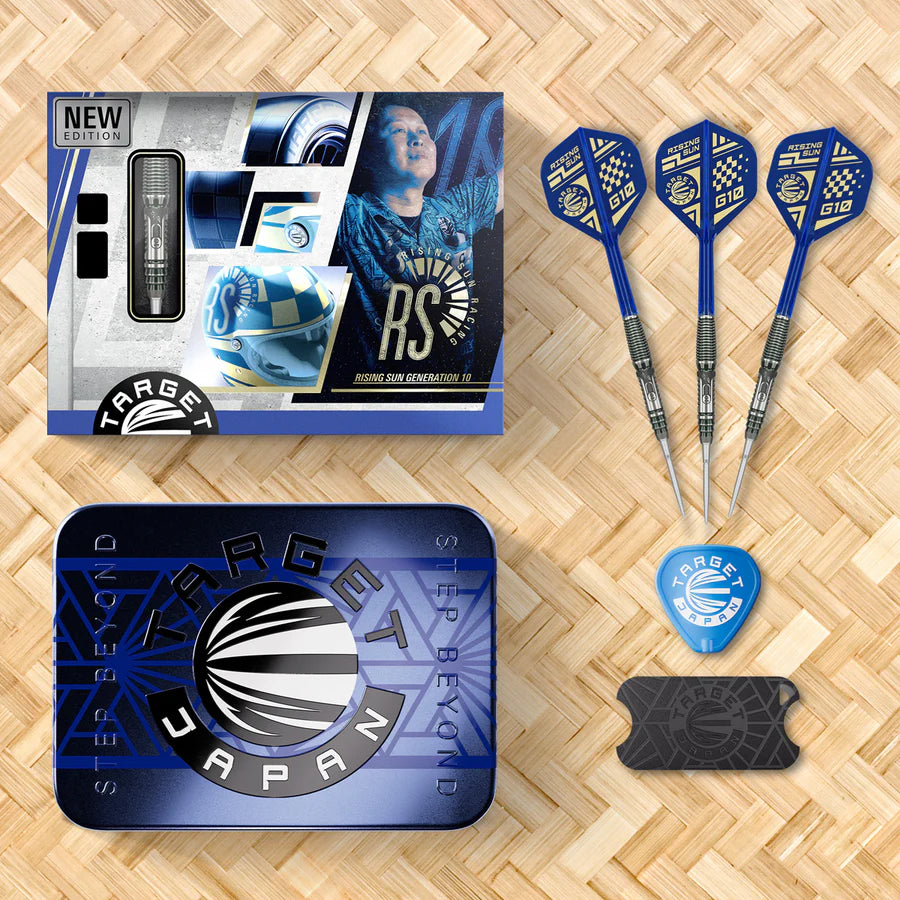 TARGET JAPAN - HARUKI MURAMATSU - RISING SUN - G10.5 - SWISS POINT DARTS - 95% - 22g/24g