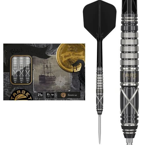 TARGET JAPAN - BLACK MARQUE - CHAOS - G2 - SWISS POINT DARTS - 90% - 21g/23g