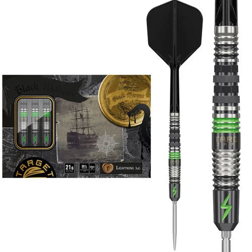 TARGET JAPAN - BLACK MARQUE - LIGHTNING - G3 - SWISS POINT DARTS - 90% - 21g/23g