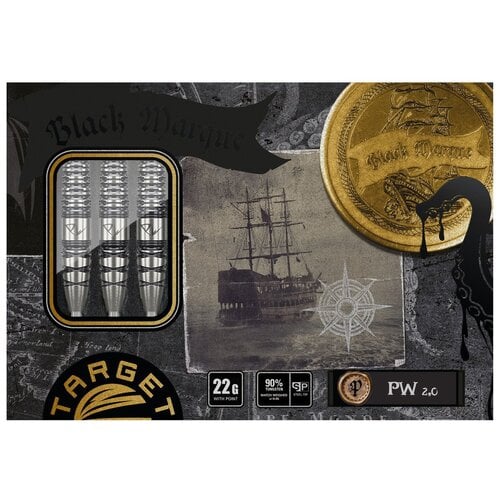 TARGET JAPAN - BLACK MARQUE - PW - G2 - SWISS POINT DARTS - 90% - 22g/24g