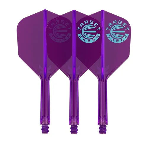 TARGET JAPAN -  PURPLE LTD. EDITION - TARGET JAPAN LOGO - KFLEX FLIGHT SYSTEM - No.6 SMALL